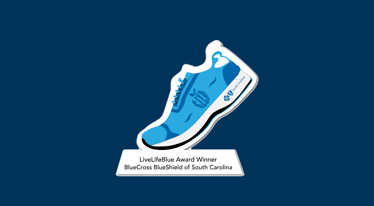 live life blue shoe award